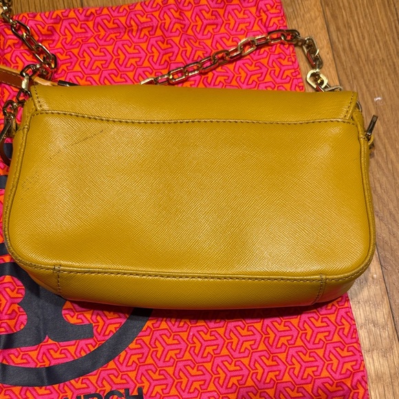 Tory Burch Mustard Crossbody Bag - Picture 7 of 9
